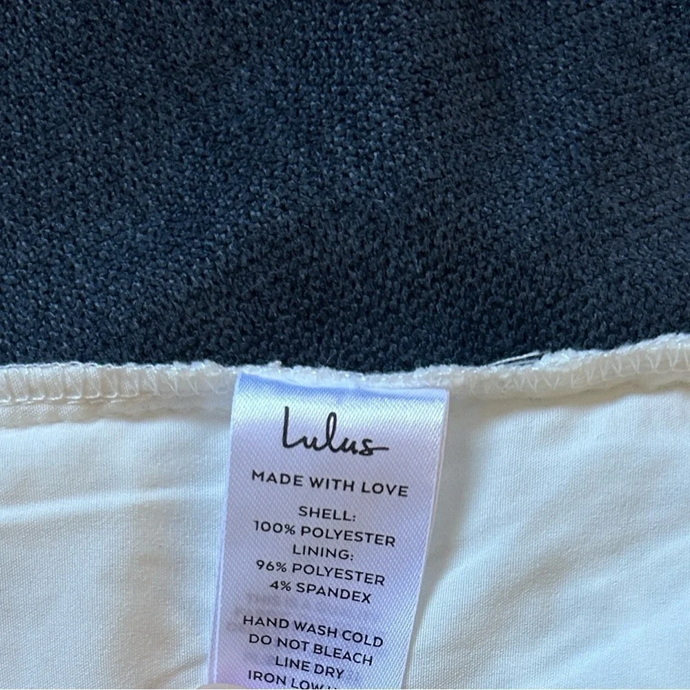 NWTLulu's White Strapless Midi Dress